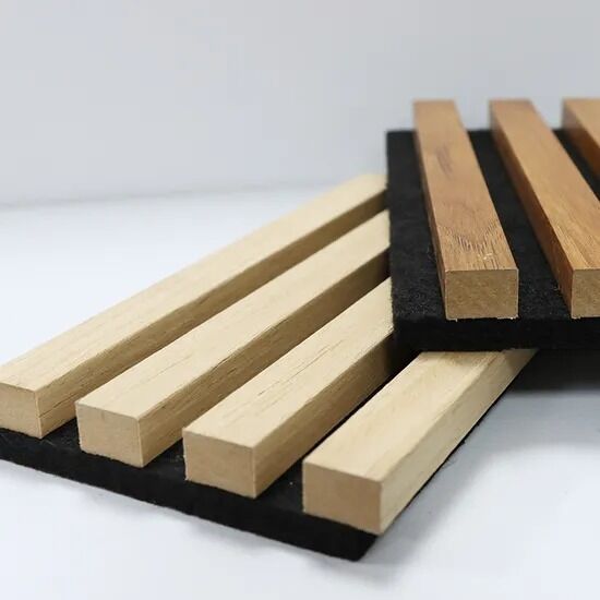 Diseño moderno y decorativo Panel de revestimiento de pared acústico de madera Absorción de sonido