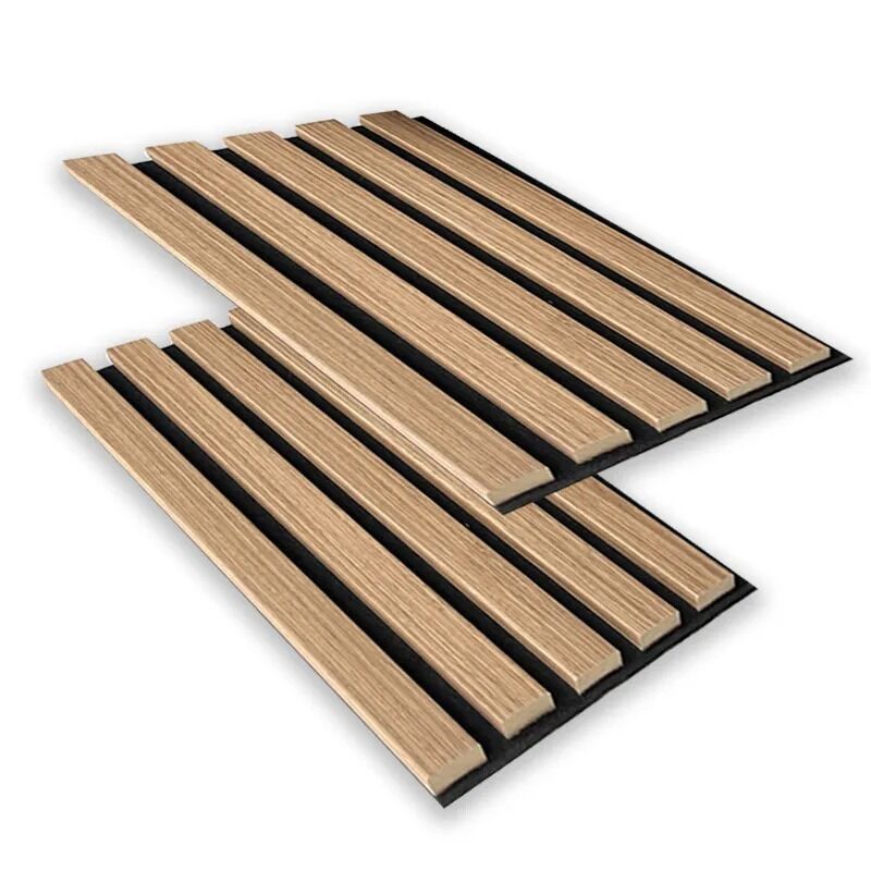 Diseño moderno y decorativo Panel de revestimiento de pared acústico de madera Absorción de sonido