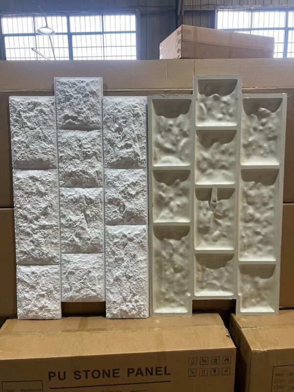 Soluciones innovadoras de decoración de paredes impermeable impermeable PU Panel de pared de piedra artificial para revestimiento de paredes interiores y exteriores