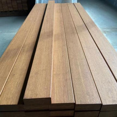 2.2m 2.4m 3.6m Decking de madera de bambú laminado verticalmente con moldeado 2 ranuras laterales