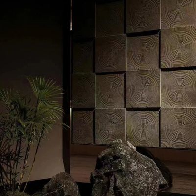 Panel de piedra de PU ligero Panel de pared de piedra de poliuretano artificial Panel de pared 3D