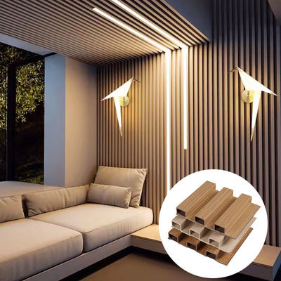 Fabrica de decoración de interiores revestimiento de PVC revestimiento de la pared tablero de WPC interior panel de pared flotado