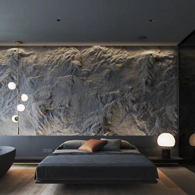 Precio de fábrica Piedra de cultivo artificial PU Piedra de espuma para decoración de paredes PU Panel de pared 3D