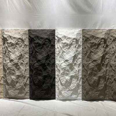 Panel de pared de piedra PU Diseño de piedra hongo para espacios interiores y exteriores exquisitos