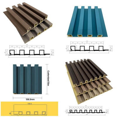 Muestras gratuitas Eco-amigable Fácil de instalar Decoración de interiores PVC WPC SPC 3D Otros Papeles de pared / paneles de pared