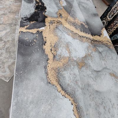 Escarcha de PVC de alta densidad 1220*2440 Hoja de PVC de mármol UV Tabla UV a prueba de agua