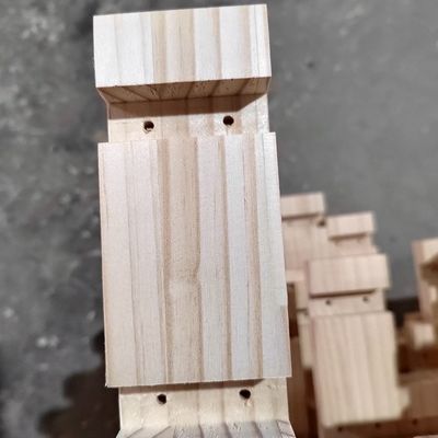 Tienda de almacenamiento de madera de diseño moderno al aire libre Casa de jardín de madera de pino rústica a prueba de agua