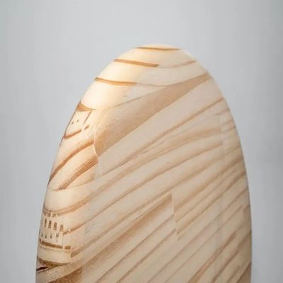 Escritorio de moldeado de madera de pino radiata de madera en bruto