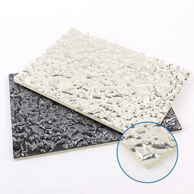 8 mm de bambú carbón de madera grano wpc interior de tablero de pared decorativo