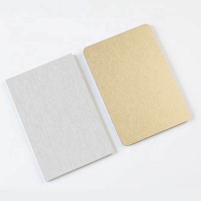 Hojas Otros paneles decorativos revestimiento interior compuesto de grano de metal de bambú de fibra de carbón tablero de pared para oficina