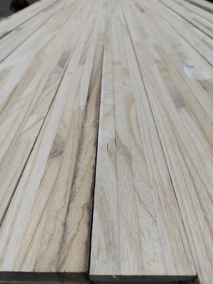 Paulownia de madera sólida de borde pegado tablero para muebles de extremo lijado superficie lisa