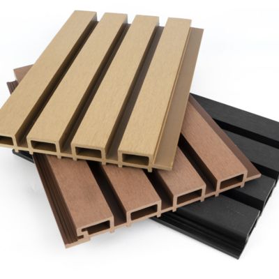 Revestimiento de pared de alta calidad Wpc exterior exterior compuesto Panel de revestimiento de pared de Wpc exterior revestimiento de pared de Wpc exterior