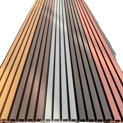 Paneles de pared exteriores WPC impermeables de alta calidad Materiales compuestos de madera y plástico para la decoración exterior