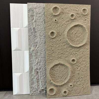 Venta directa de fábrica Panel de pared de piedra Pu ligero Moderno de piedra artificial impermeable Panel de pared y tableros fáciles de ensamblar