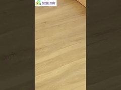 Suelo de madera respetuoso del medio ambiente del proceso estadístico del grano que entrelaza el suelo del proceso estadístico de 4,5 milímetros