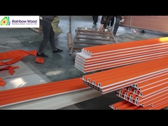 Panel de pared interior de madera plástico compuesto revestimiento de pared de fluido