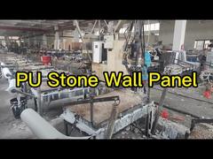 Panel de pared de piedra Pu 1220*2440 Cultura para decoración de fondo de ladrillo exterior Demostración de poliuretano