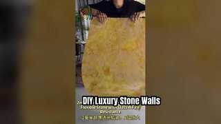 Paneles de pared de piedra blanda flexibles Fácil instalación de bricolaje