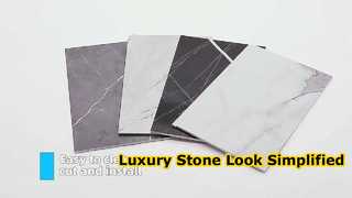 Paneles de pared de piedra de PU modernos Decoración de pared de lujo fácil de bricolaje