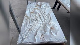 Lámina de mármol de PVC para paredes impresionantes